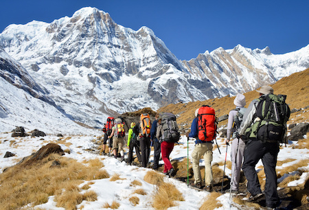 la randonnée au Népal