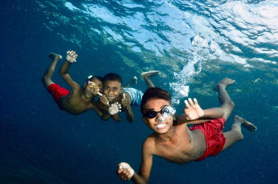 Une belle Plongée a Bali pour les enfants