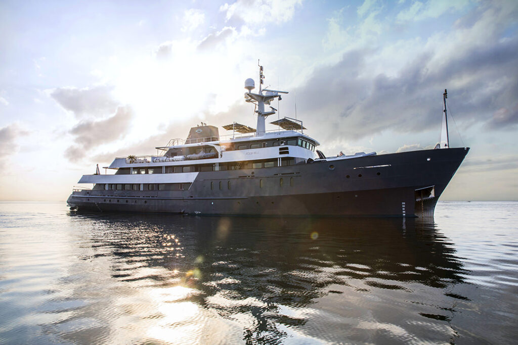 Aqua Blue one of best luxury yachts for komodo liveaboard
